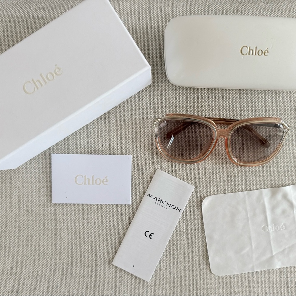 Chloe Women’s Peach Sunglasses